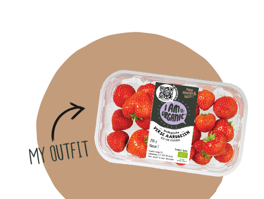 Verpakkingsbeeld aardbei voor het paspoort
