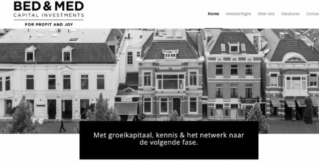 Website van Bed & Med