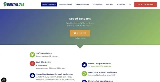 Website van Dental365