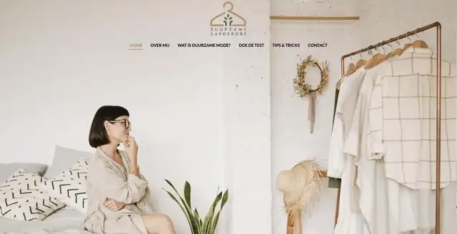 Website van Duurzame Garderobe