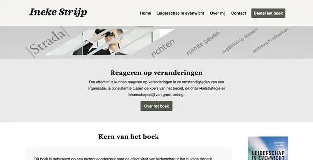 Website van Leiderschap in Evenwicht