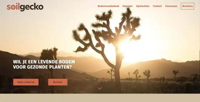 Website van SoilGecko