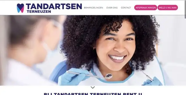 Website van Tandartsen Terneuzen