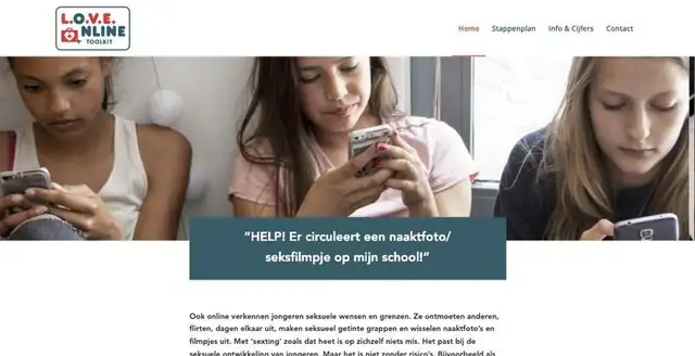 Website van Toolkit L.O.V.E. Online