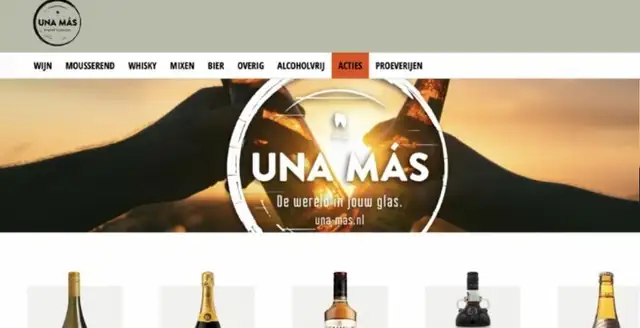 Website van Una Más