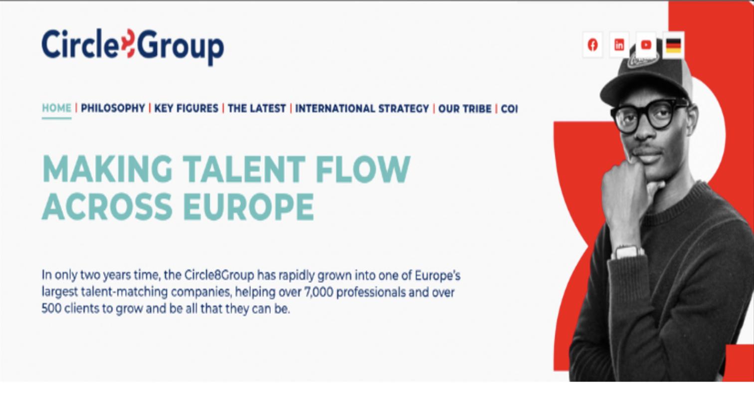 Website van Circle8 Group